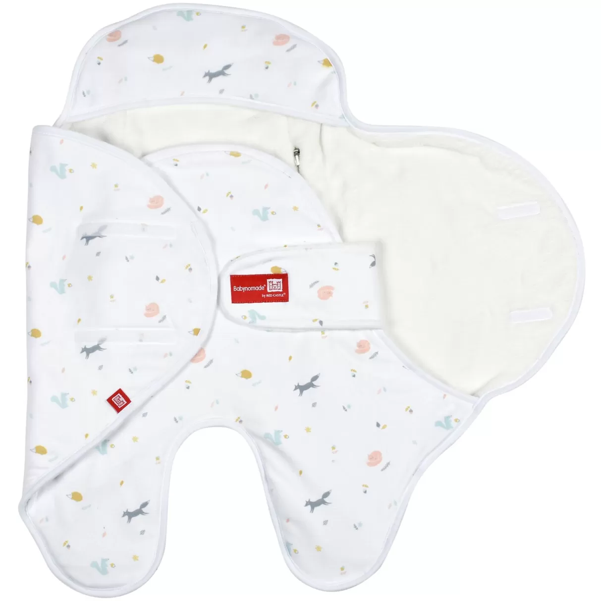 BÉABA Chancelieres Et Nids D'Ange*Babynomade® Double Polaire 0-6M Happy Fox