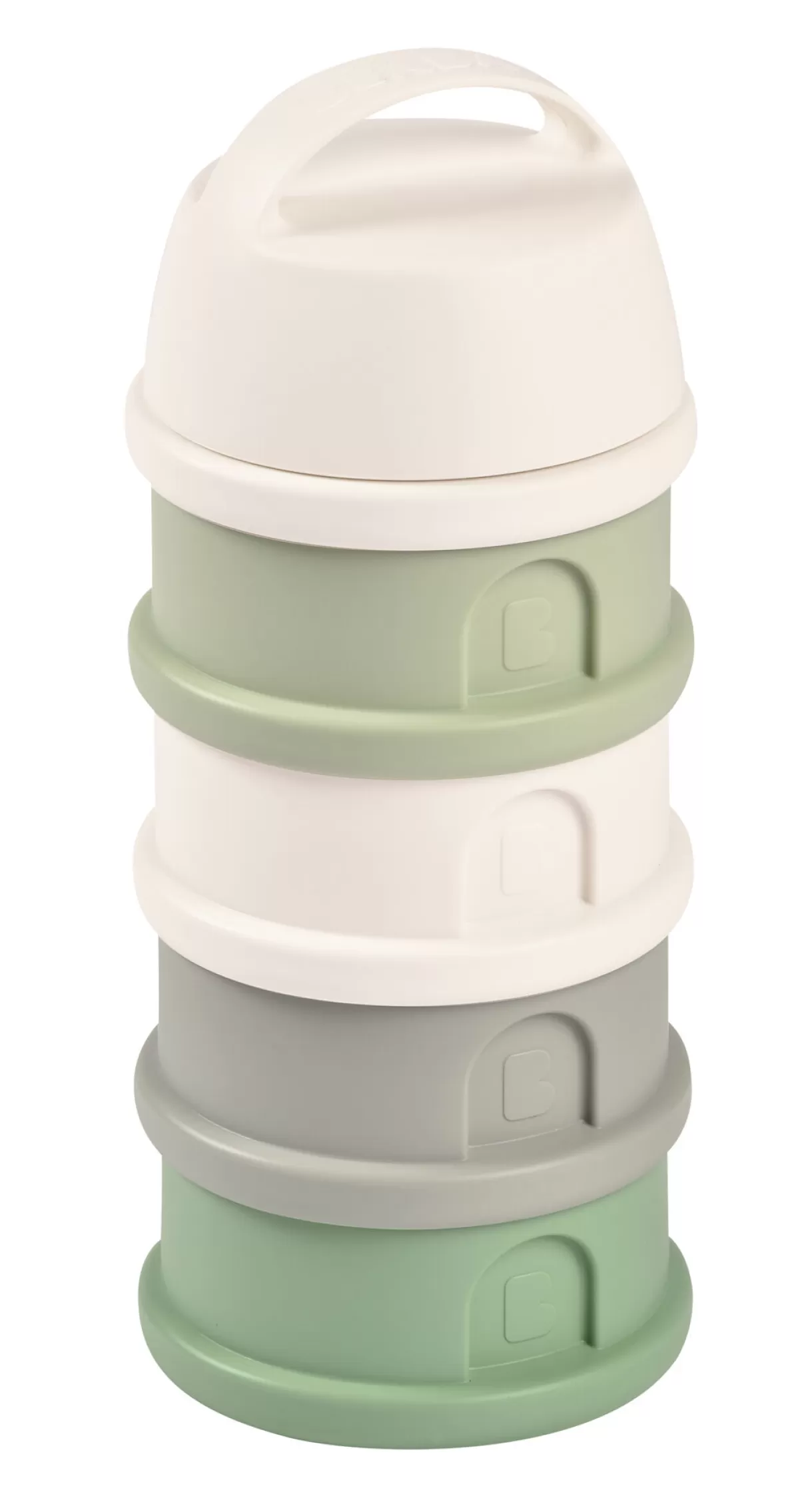 BÉABA Sorties De Bébé*Boite Doseuse 4 Compartiments Cotton / Sage Green