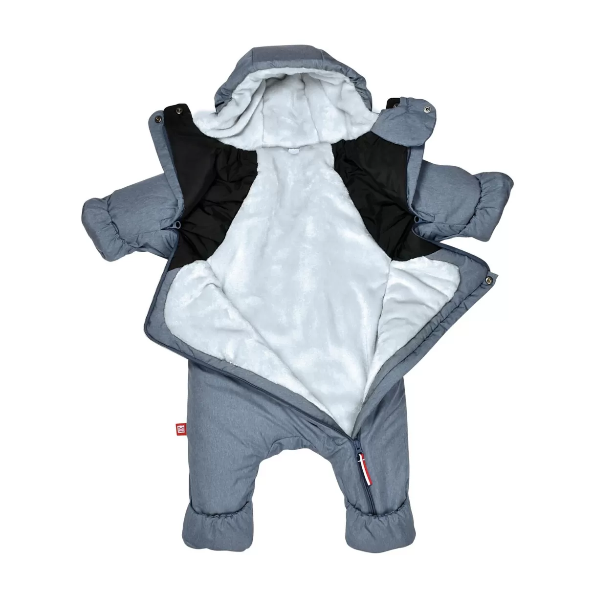 BÉABA Chancelieres Et Nids D'Ange*Combi T-Zip 0-6M Heather Blue