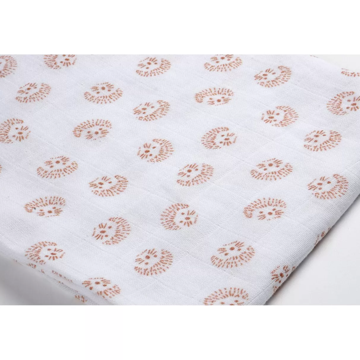 BÉABA Accessoires De Toilette*Lot De 3 Langes En Coton Hedgehog