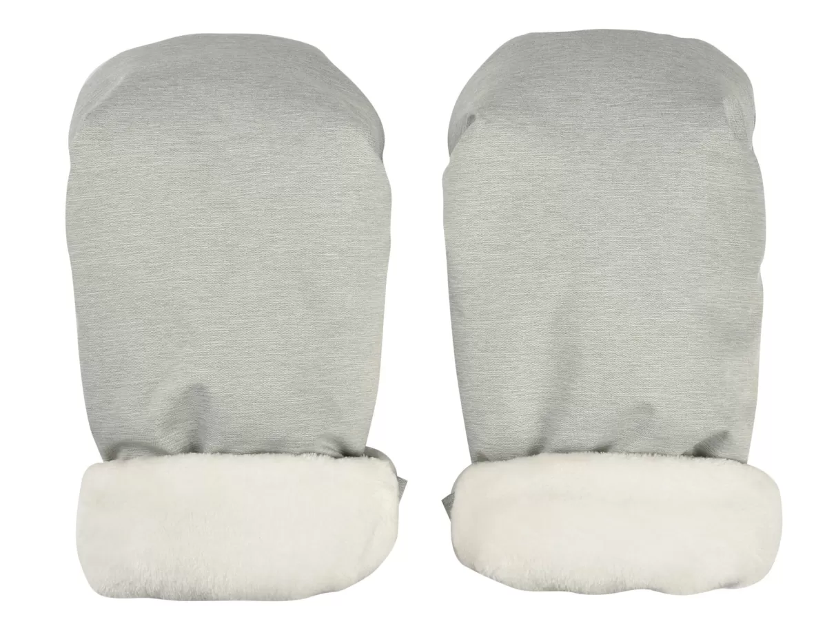 BÉABA Poussettes Et Accessoires*Moufles Poussette Heather Grey